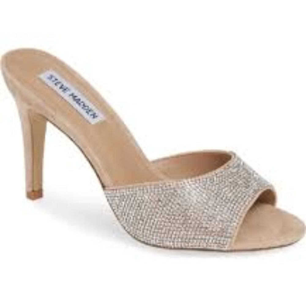 NEW Steve Madden Erin rhinestone Sandals, 9.5